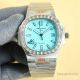 Swiss Quality Patek Philippe Nautilus Citizen 8215 Olive Green Dial with Baguettes (4)_th.jpg